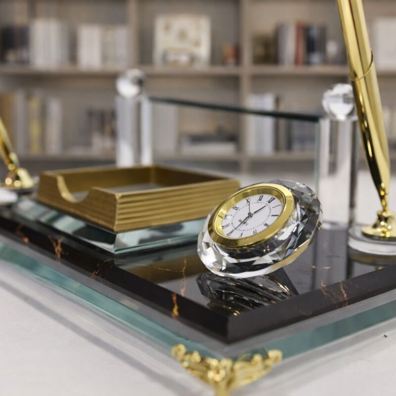 Cam-Gold Masa Üstü İsimlik