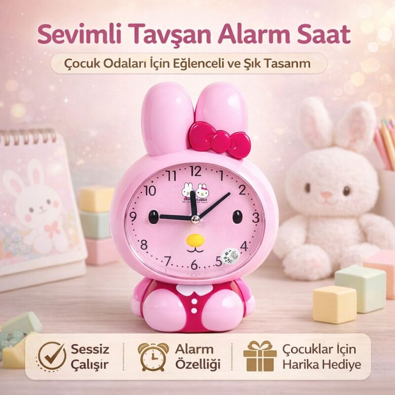 Çalar Saat (Pembe)
